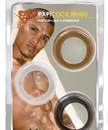 PAPI COCK RINGS (Three Pack) NOW SHIPPING!