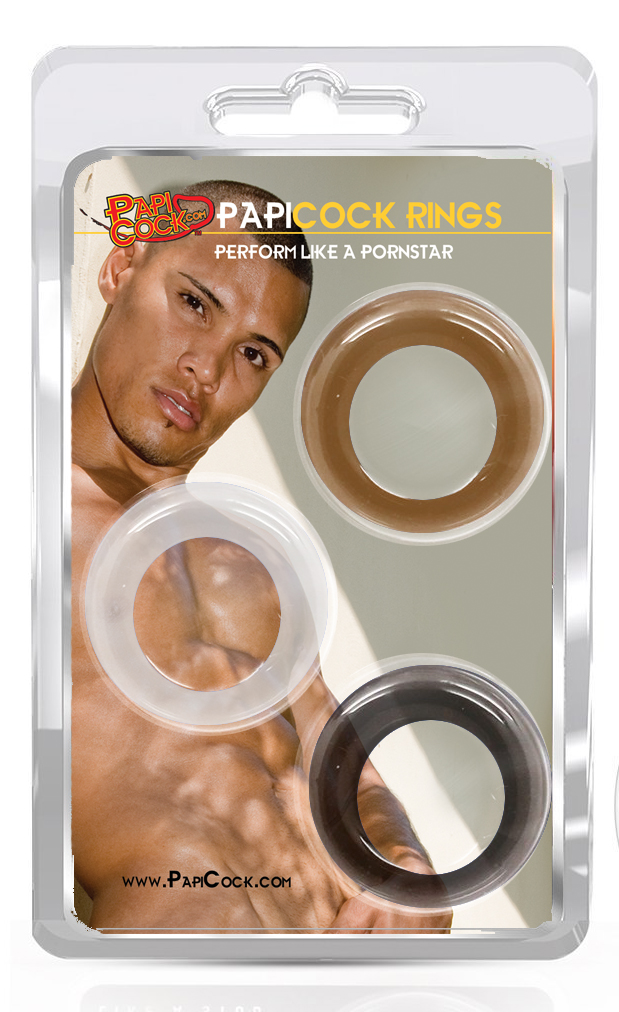 PAPI COCK RINGS (Three Pack) NOW SHIPPING!